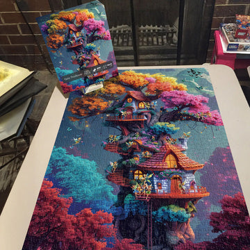 Puntatore di puzzle di fata albero 1000 pezzi
